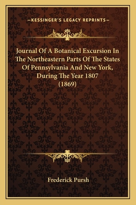 Libro Journal Of A Botanical Excursion In The Northeaster...