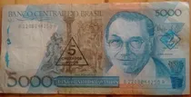 Comprar Billete Cinco Mil Cruzados Sello 5 Cruzados Novos - Brasil