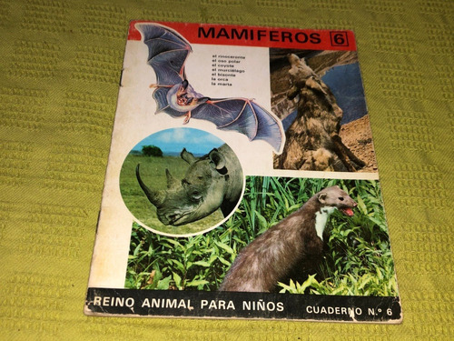 Reino Animal Para Niños N° 6 / Mamíferos - Ramón Sopena