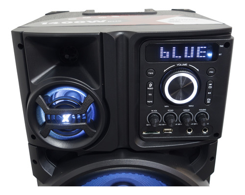 Caixa Som Amplificada Bluetooth Tws 1400w Rms Usb Microfone