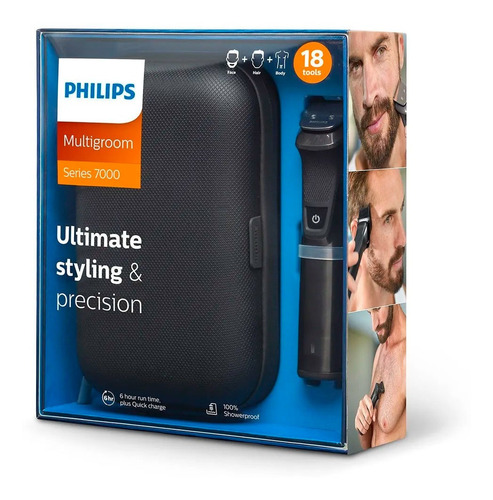 Maquina Para Cortar Cabello Barba Multigroom 18 En 1 Philips