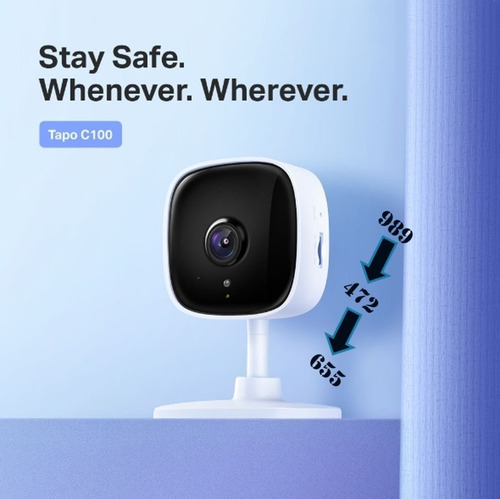 Tapo C100 Cámara Wi-fi De Seguridad Para Casa Entrega Fast!!