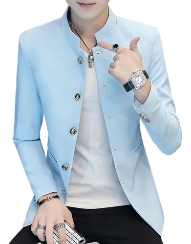 Saco cuello chino para hombre new arrivals