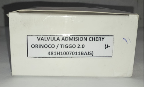 Valvula De Admision De Orinoco 1.8 Tiggo 2.0