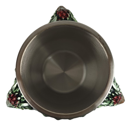 Taça 3d 180ml Dragão Game Of Thrones Resina Aço Inox