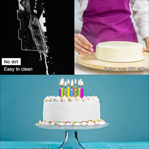 6x Más Suave De Pastel De Acrílico Transparente,