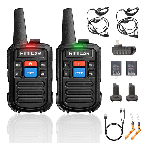 2 Radios Walkie Talkie Usb Recargable 99 Canale Mini 5km