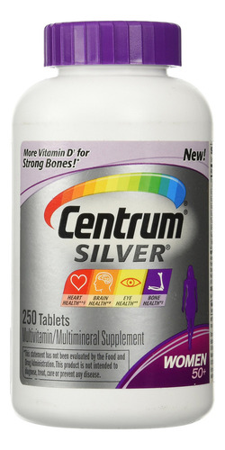 Centrum Silver Mujeres Multivitamínico - 250 Tabletas