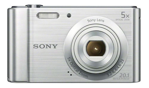 Câmera Sony Cybershot Dsc-w800 Prata 20.1mp Zoom 5x Vídeo Hd