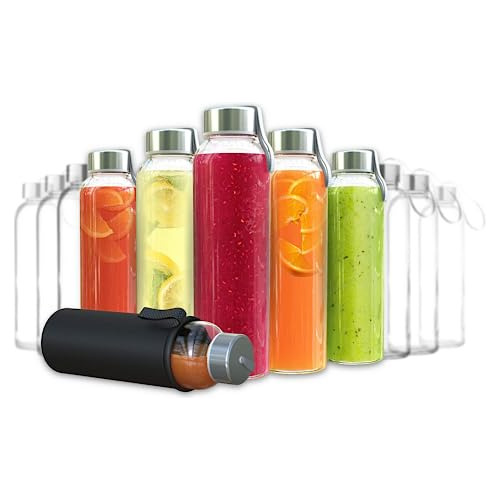 Botellas De Agua De Cristal Transparente De Chef, S3cui