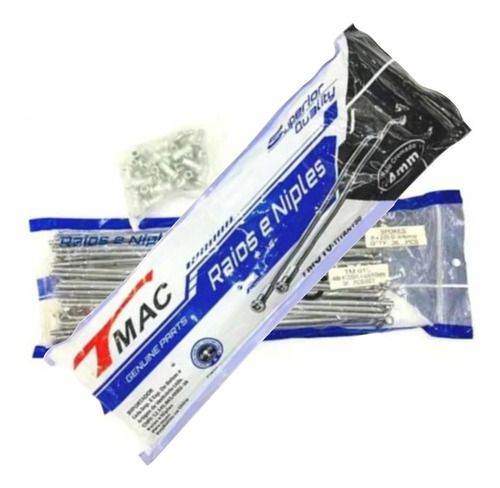 Imagem 5 de 6 de Jogo De Raios Traseiro Xtz 250 Lander Tenere 250 Cromado 4mm