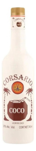 Pack De 12 Licor Corsario Coco 740 Ml