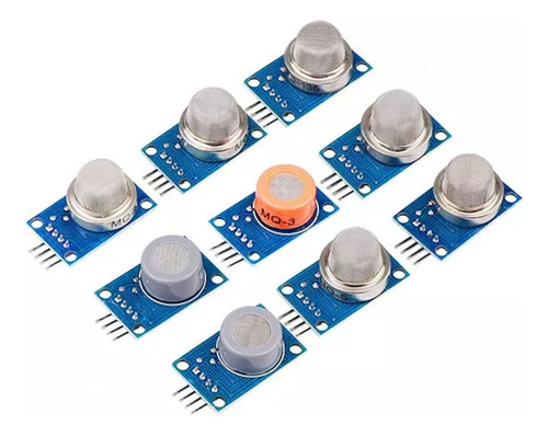 Arduino Kit 9 Sensor Sensores De Gas Mq
