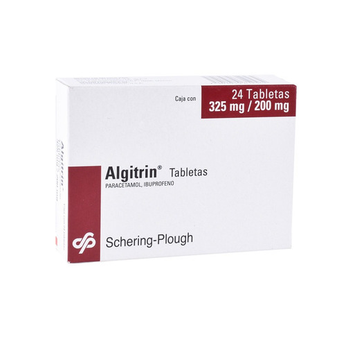 AnaLGésico Algitrin 325/200 Mg 24 Tabletas  Dolor Ibuprofeno