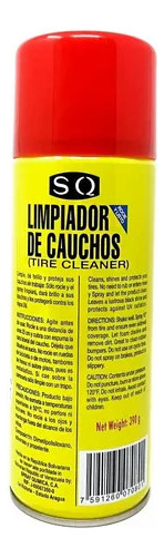 Sq Limpia Cauchos Limpiador Tipo Espuma Spray 440cm3 Tienda