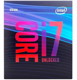 Procesador gamer Intel Core i7-9700K BX80684I79700K de 8 núcleos y 4.9GHz de frecuencia con gráfica integrada