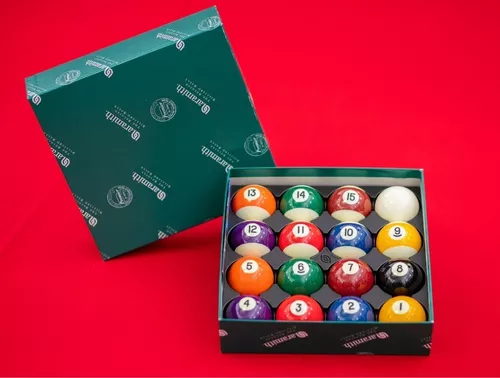 Bolas Numeradas nacionais sinuca bilhar snooker 50mm - Empório dos