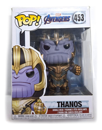 Caja Maltratada Barato Funko Pop Marvel Thanos 453 