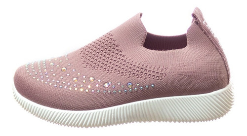 Zapatillas Lady Stork Niñas Morita Con Brillos Elastizada