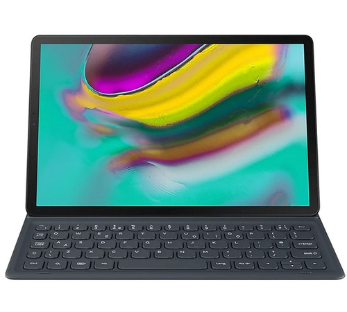 Capa Com Teclado Keyboard Original Samsung Para Galaxy Tab S5e Padrão Abnt2 Com Tecla Ç 06 Meses De Garantia