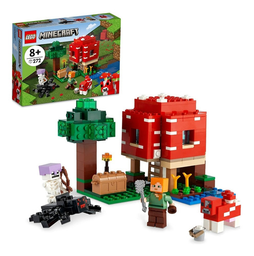 Lego 21179 Minecraft The Mushroom House.