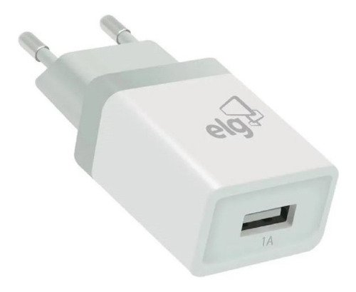 Carregador Para iPhone Com Cabo Certificado ELG Cor Branco