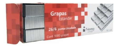 Grapas Estándar Nextep  C/5000. Caja Con 20 Cajitas