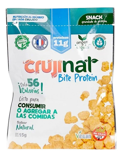 Crujinat Bite Protein - Snack Proteico Vegetal 15 Gr