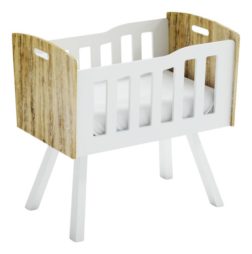Cuna Colecho 80x50 Baranda Deslizable Cuarto Bebe - Grim