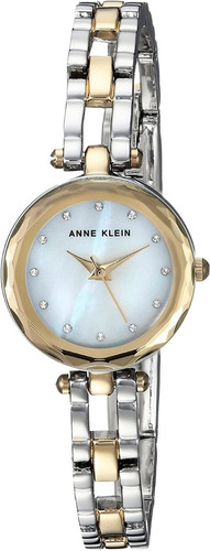 Reloj Mujer Anne Klein Cristal Mineral 23 Mm Ak/3121mptt