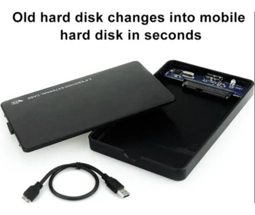 Imagen 3 de 7 de Case Externo Disco Duro Sata Usb 2.0 Portatil Para Laptop