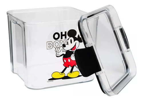 Recipiente Contenedor Hermetico Set 4pz Diseños Animados