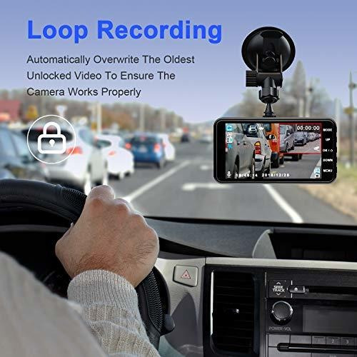 Vehiculo Dual Dash Cam Car Contain 32gb Sd Hd 1080p