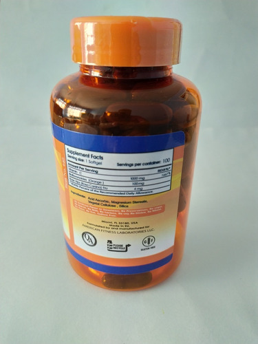 Vitamina C 1000 Mg Ros Hips 3 Tarros - Unidad a $3
