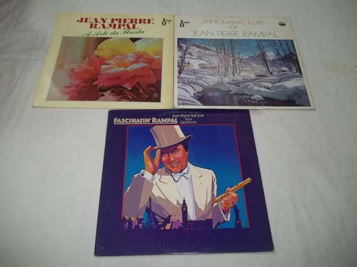 Lp Vinil - Jean Pierre Rampal - 3 Discos