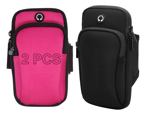 2pzs Porta Celular Brazalete Deportivo Banda Brazo Celular 