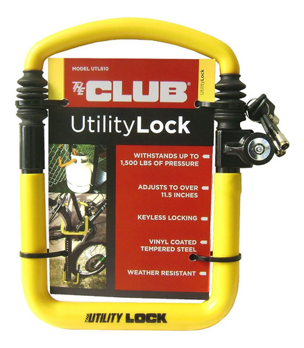 Candado Utilitario The Club Utility Lock Utl810 Moto Mueble