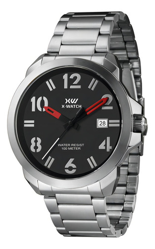 Relógio Masculino X-watch Analógico Prateado Xmss1055 P2sx