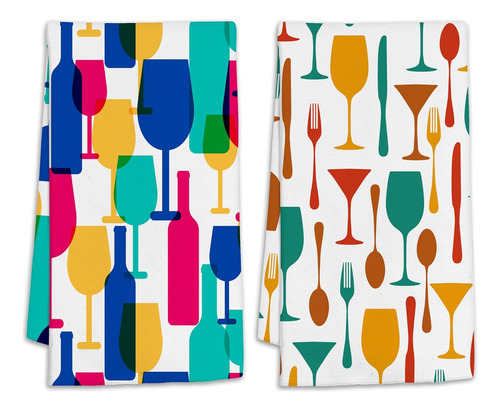 Toallas De Cocina Absorbentes, 45 X 60 Cm, Juego Decorativo