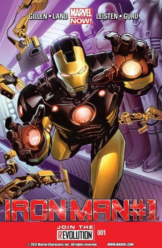 Iron Man #1 A 20 (2012) Marvel Now! Homem De Ferro