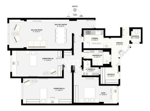 Imagem 30 de 30 de Apartamento À Venda Com 3 Quartos (1suíte) Com 1 Vaga De Garagem Em Copacabana - Ap01719 - 70270424