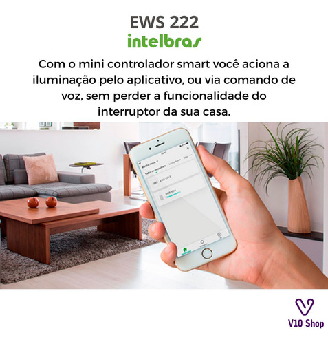 Kit 2 Minicontrolador Smart Wifi Com Entrada Pra 1 Interrup