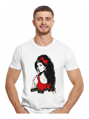 Polera Amy Winehouse Good Bye Rock And Roll Pop Impresión Di