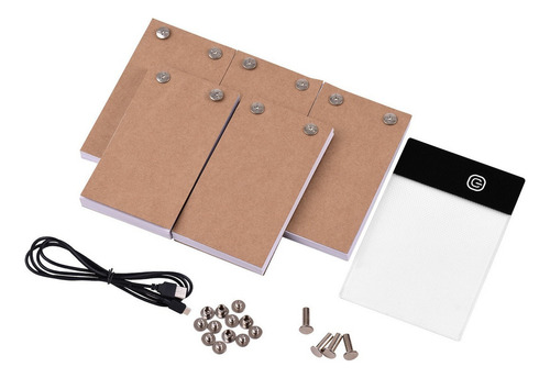 . Flip Book Kit Con Light Pad Led Tablet Light Box 300 Hojas