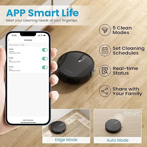 Ropvacnic Robot Aspirador Con Succión Ciclónica De