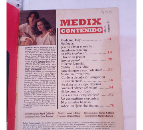 Revista Medix Mayo 1992 No 5 (Usado)