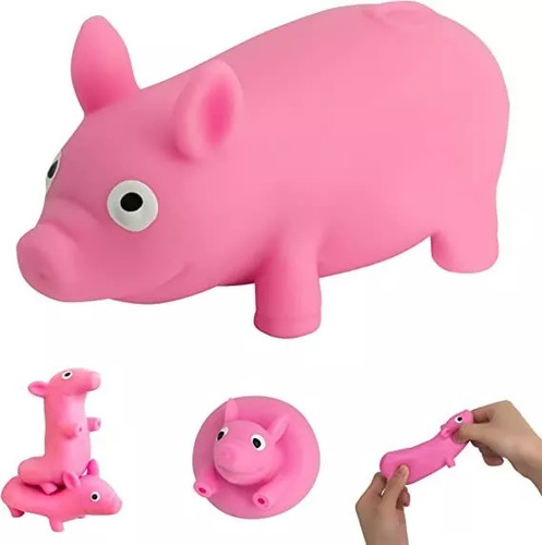 9 Pz Cerdito Arena Antiestrés Moldeable Sensorial Squishy