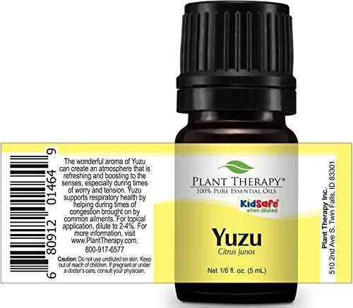 Aceite Esencial De Yuzu 5 Ml Puro, Terapéutico, Sin Diluir