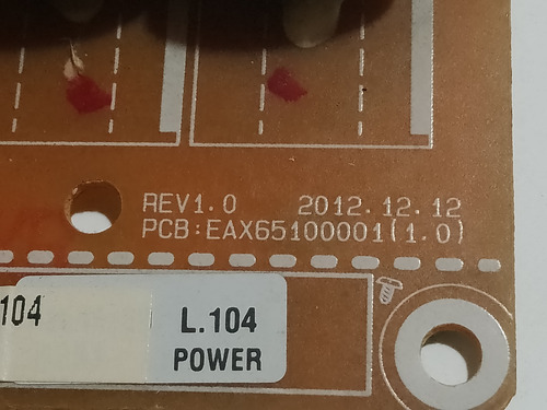Fuente Tv LG 42la6130 Eax65100001 Jb007 (Usado)
