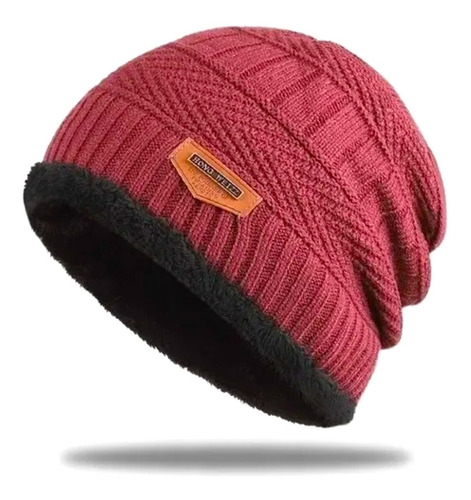 Gorro Touca Frio Inverno Forro De Pelúcia Masculino Feminino